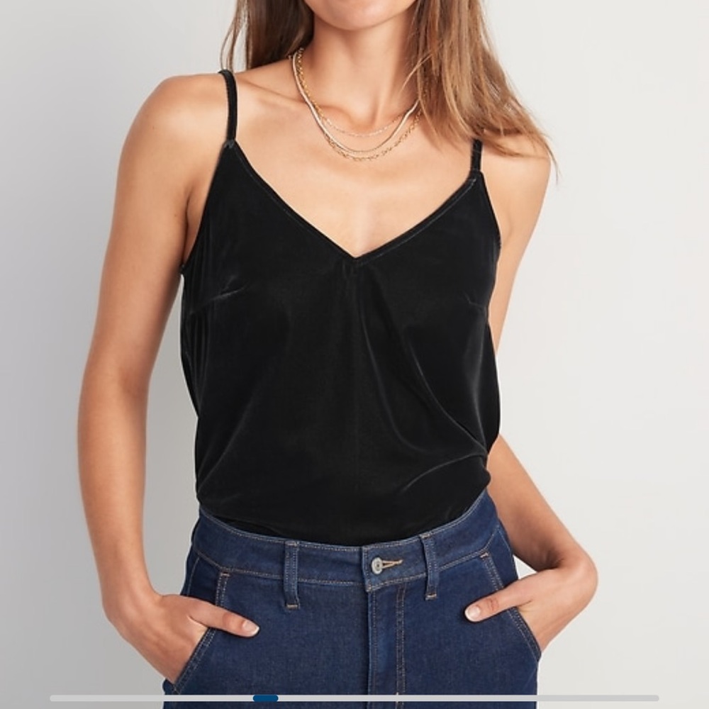 Old navy Velvet black cami